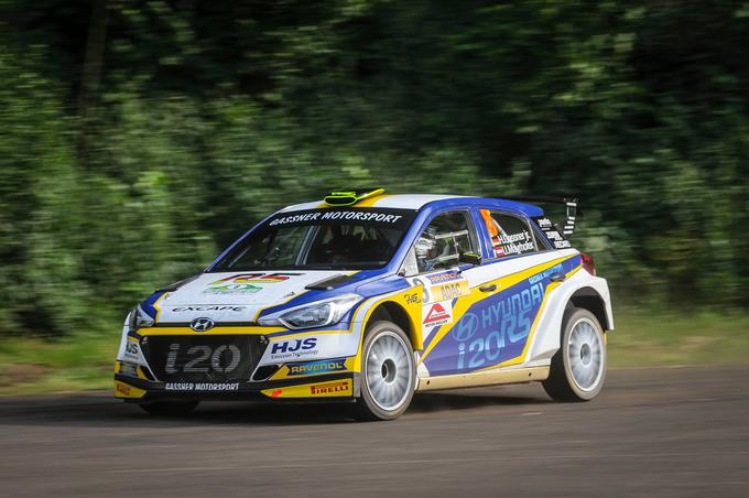 Konkurenco v Železnikih bo popestril Hermann Gassner jr. (hyundai i20 R5). | Foto: Matthias Österreicher