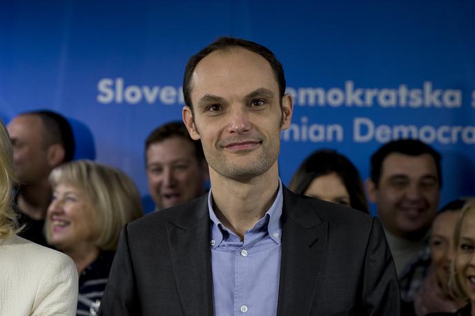 Anže Logar | Predsednik sveta SDS Anže Logar je poudaril, da so v SDS zadovoljni s sodelovanjem s SLS na evropskih volitvah. | Foto Ana Kovač