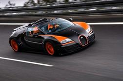 Guinness potrdil hitrostni rekord za bugattija veyrona