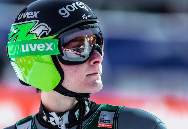 Domen Prevc se odlično počuti na letalnici Vikersundbakken. | Foto: Sportida
