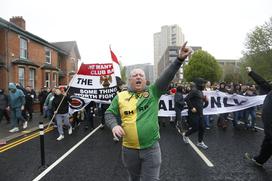 Manchester United navijači protest