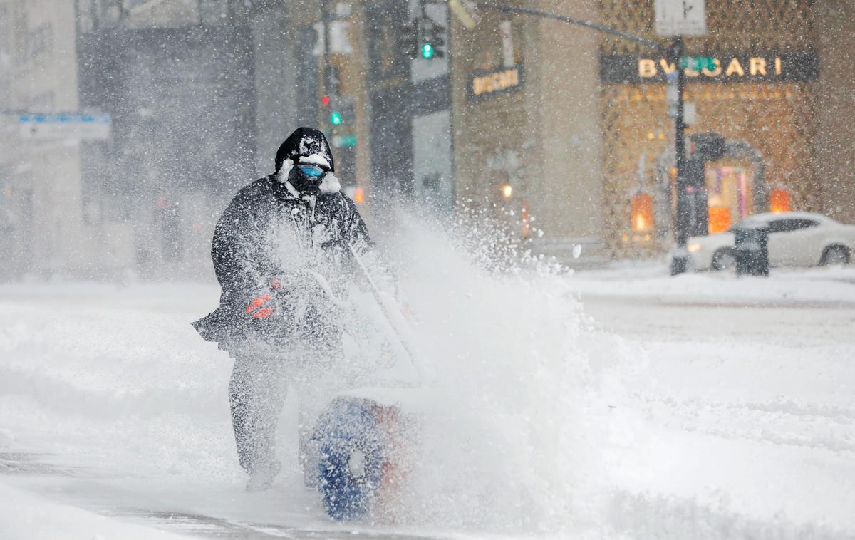 Snežni metež v New Yorku | Foto Reuters