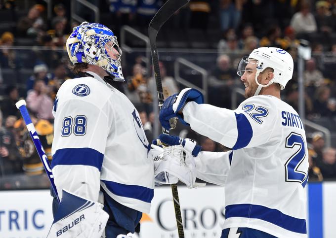 Na derbiju večera so hokejisti Tampe s 5:3 premagali vodilno ekipo lige Boston. | Foto: Reuters