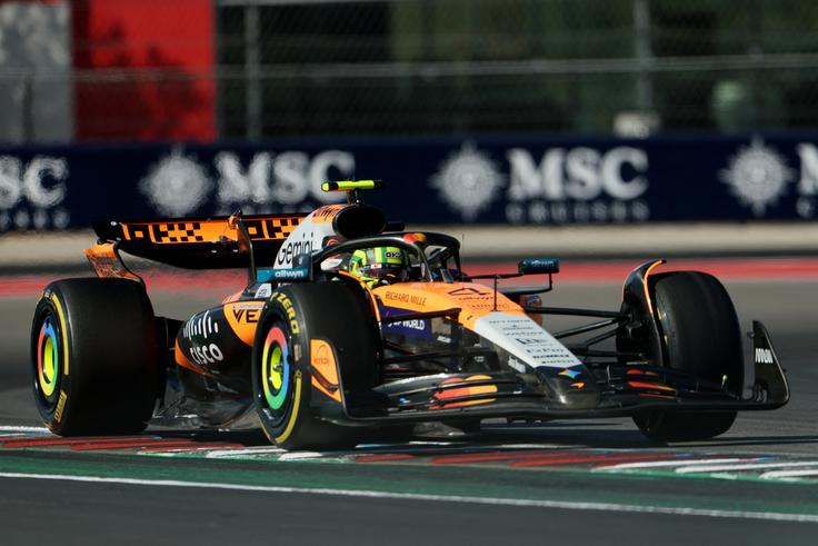 Lando Norris je bil drugi. | Foto: Reuters