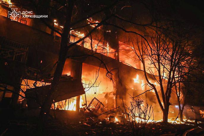 Napad na Harkov, Ukrajina | Fotografija posledic ruskega napada na Harkov iz 11. junija | Foto Reuters