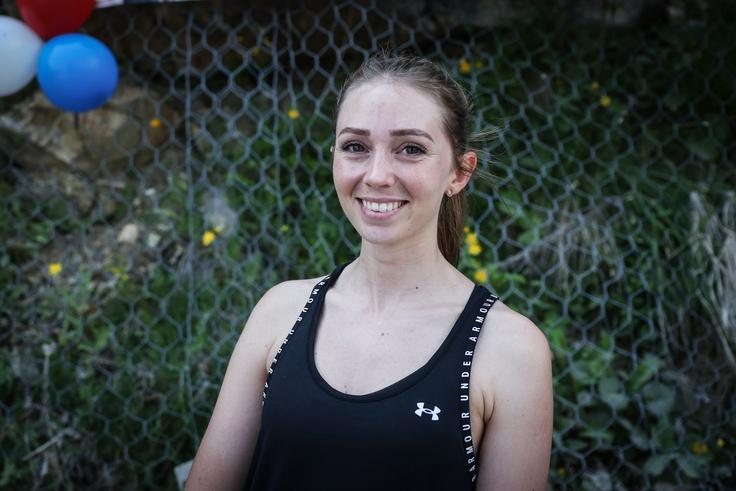 Klara, življenjska sopotnica slovenskega kolesarja Tilna Finkšta. | Foto: Ana Kovač