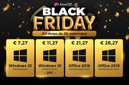 Razprodaja pred črnim petkom: Windows 10 Pro za 7,27 €