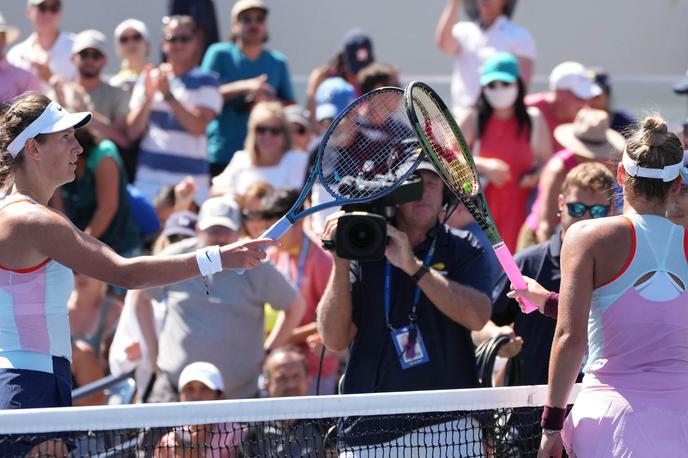 Marta Kostjuk | Viktorija Azarenka in Marta Kostjuk se po končanem dvoboju nista rokovali. To je bila želja Ukrajinke. | Foto Reuters