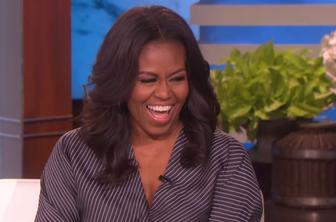 Michelle Obama razkrila podrobnosti svojega prvega poljuba #video