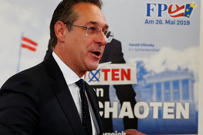 Heinz-Christian Strache | Heinz-Christian Strache še ni sporočil, ali bo sprejel mandat v Evropskem parlamentu. | Foto Reuters