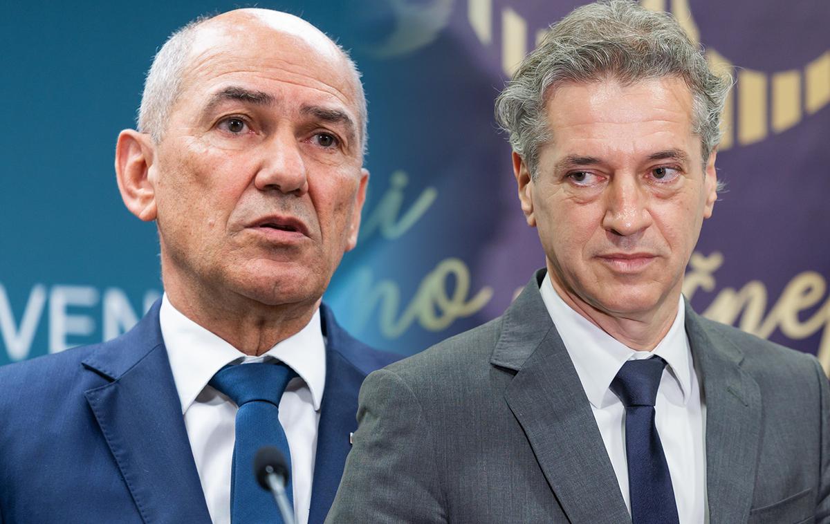 Robert Golob Janez Janša | Foto Vlada Republike Slovenije / STA