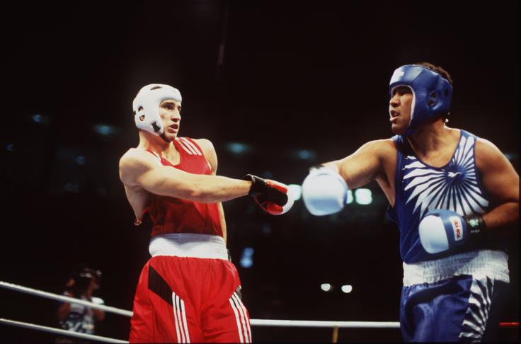 V Atlanti je leta 1996 osvojil zlato olimpijsko odličje, ko je v finalu supertežke kategorije premagal Peaja Wolfgramma. | Foto: Guliverimage/Getty Images
