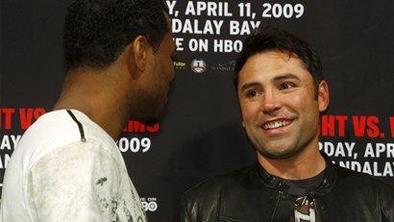 Sloviti Oscar De La Hoya v pokoj