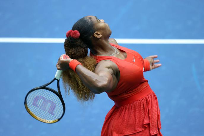 Serena Williams | Garbine Muguruza je OP ZDA odprla z zmago nad Japonko. | Foto Gulliver/Getty Images