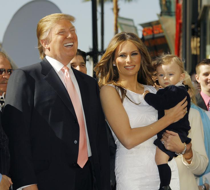 Sevničanka Melanija si je v ZDA ustvarila tudi družino. | Foto: Getty Images