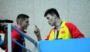 Na svetovnem prvenstvu v plavanju je zaradi bojkota Kitajca spet vrelo #video
