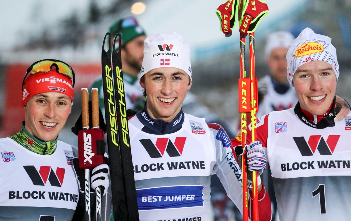 Jarl Magnus Riiber | Jarl Magnus Riiber je zmagovalec tekme v Lillehammerju. | Foto Reuters