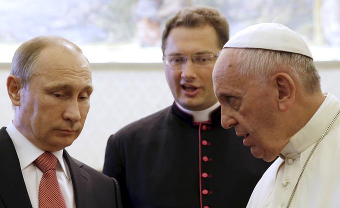 papež, Frančišek, vladimir putin | Foto: Reuters