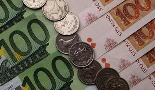 Menjava hrvaških kun v evre: preverite, koliko časa še imate