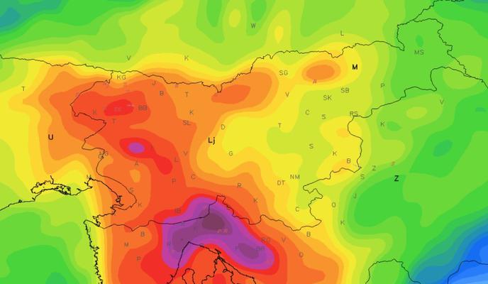 Toliko padavin lahko povzroči ekstremno dogajanje