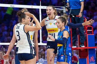 V finalu lige narodov Italijanke in Brazilke