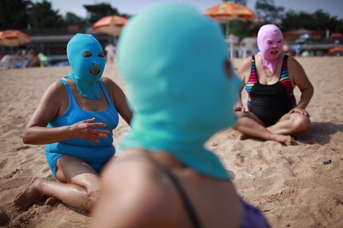 zaščitna maska za sonce | Foto: Reuters