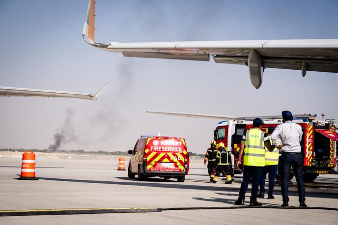 indijski vojaški lovec Tejas | Letalo je strmoglavilo okoli 14.10 po lokalnem času med izvajanjem demonstracijskega poleta nad mednarodnim letališčem Al Maktum. | Foto Guliverimage
