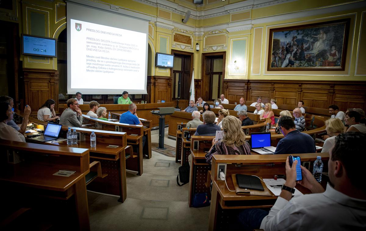 Seja mestnega sveta Mestne občine Ljubljana | Foto Ana Kovač