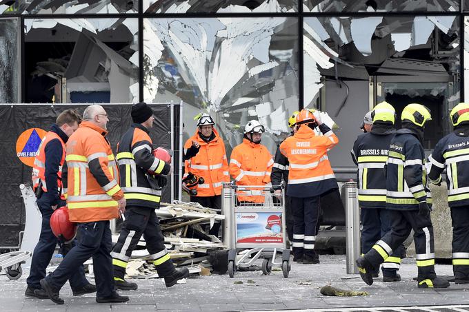 letališče Zaventem, Bruselj, napad | Foto: Reuters