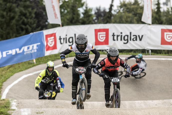 BMX Race Ljubljana 2020 | Tako v soboto, kot v nedeljo sta bila v ospredju Axel Webster in Bence Bujáki. | Foto Grega Stopar