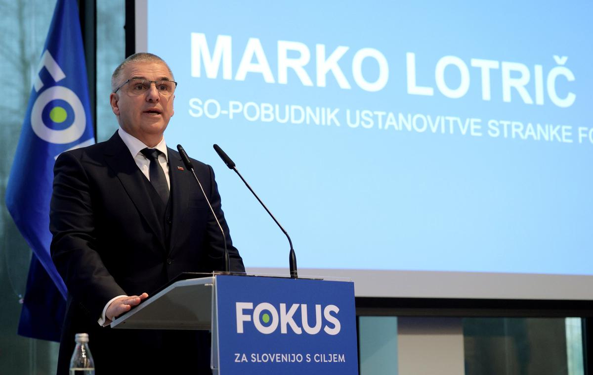 Marko Lotrič, stranka Fokus | Lotrič obljublja močno ekipo, polno znanja, izkušenj, poguma in inovativnosti ter premišljen, celovit in vizionarski program, ki prinaša odgovore na izzive prihodnosti. | Foto STA