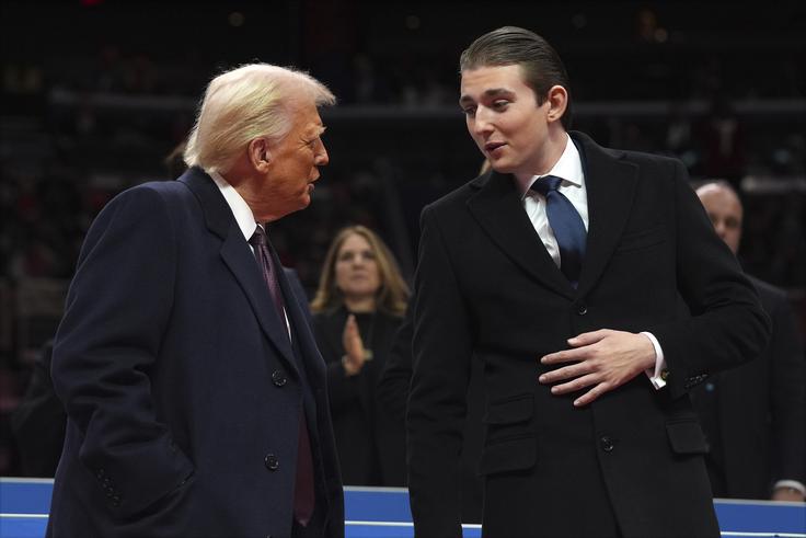 Donald Trump in njegov sin Barron | Foto: Guliverimage