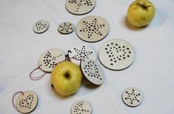 Ideja za dom: Leseni okraski za smrečico