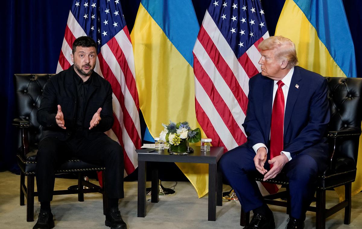 Volodimir Zelenski in Donald Trump | Foto Reuters