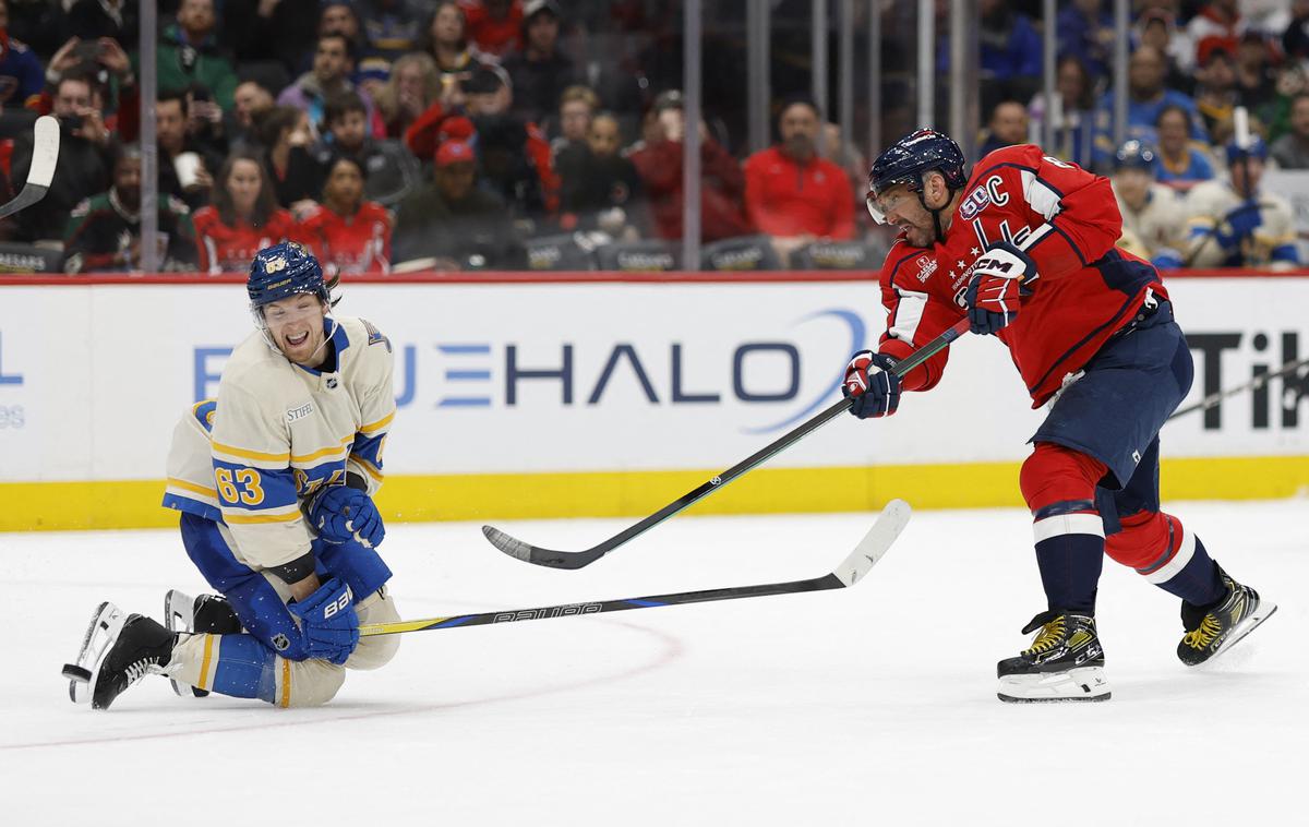 Washington Capitals Aleksander Ovečkin | Aleksander Ovečkin ni zadel, Washington je izgubil z 2:5. | Foto Reuters