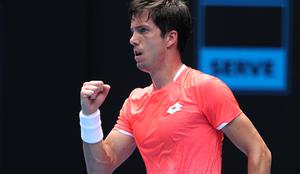 Aljaž Bedene preskočil Srba, Đoković brez težav prek Litovca