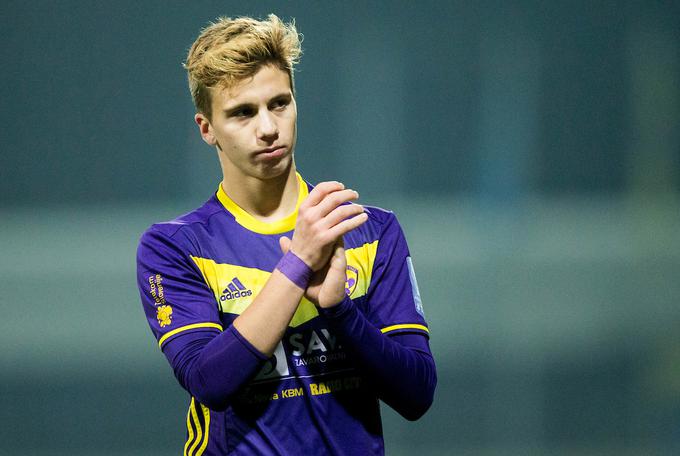 Luka Zahović je za prvi zadetek v dresu Maribora v tej sezoni potreboval le 15 sekund. | Foto: Vid Ponikvar