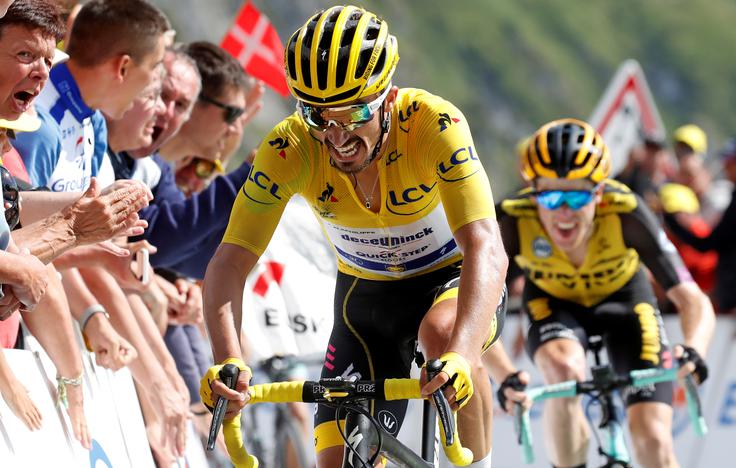 Julian Alaphilippe je eden od favoritov za zmago na nedeljski preizkušnji. | Foto: Reuters