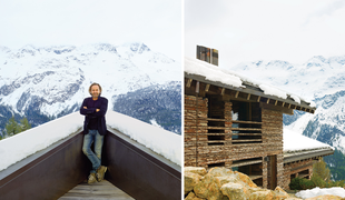 Luksuzna brunarica v St. Moritzu, ki se je ne bi branil niti James Bond