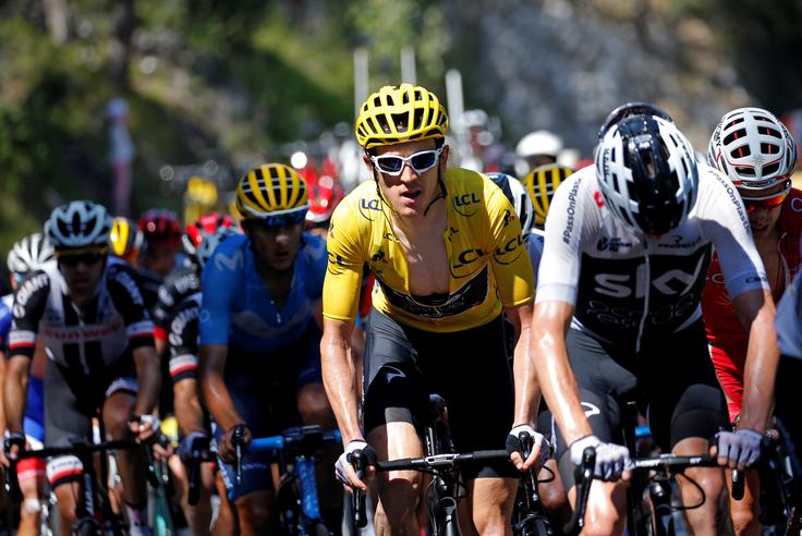 Geraint Thomas Le Tour 2018 12. etapa | Foto: Reuters