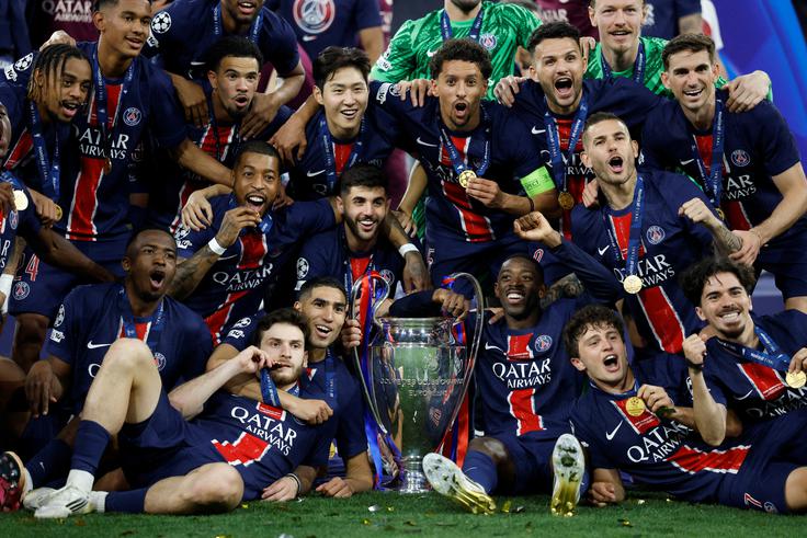 Nogometaši PSG želijo po evropskem osvojiti še svetovni naslov. | Foto: Reuters