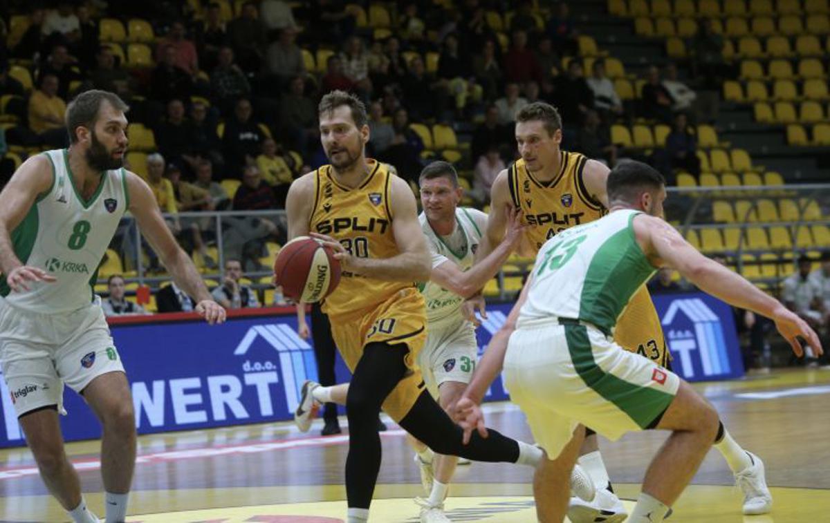 Split : Krka | Krko je na gostovanju pri Splitu Zorana Dragića vknjižila sploh prvo zmago v ligi ABA v tej sezoni. | Foto Split/Ivica Cavka