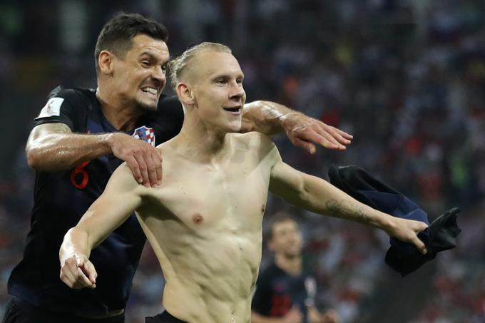 Domagoj Vida je eden od dveh stebrov obrambe Hrvaške na letošnjem svetovnem prvenstvu. | Foto: Reuters