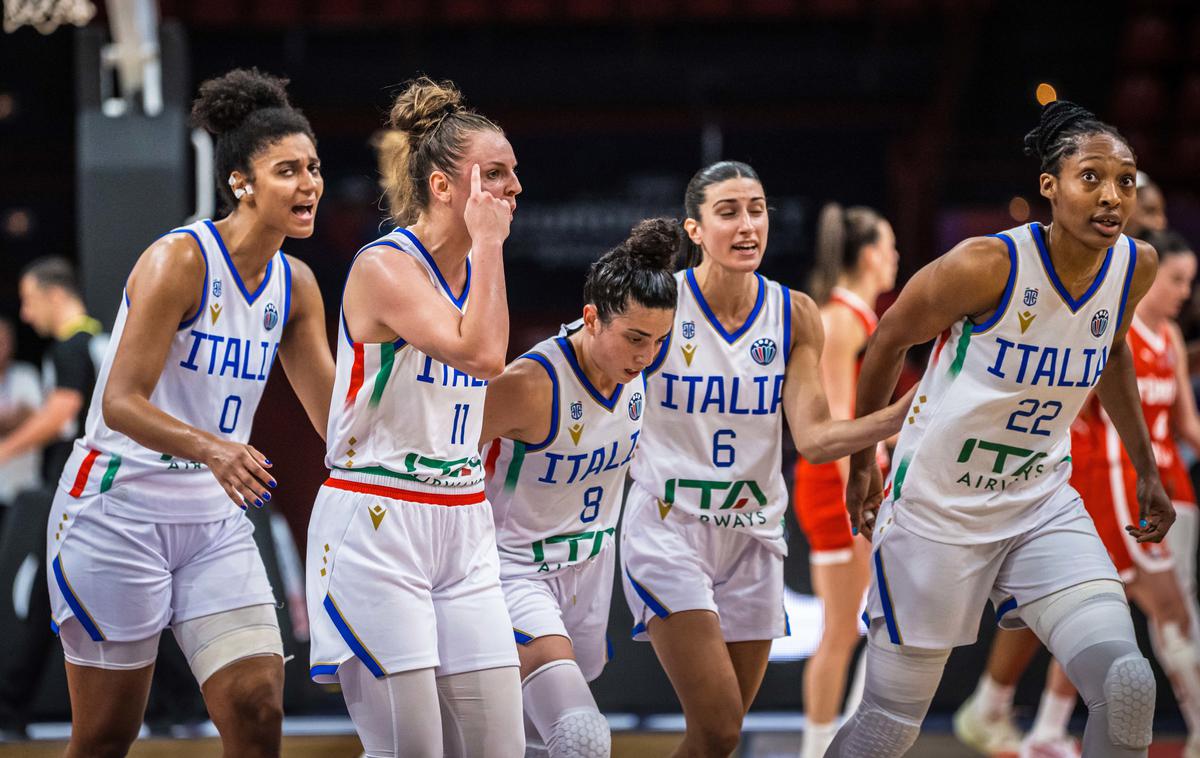 Italija Eurobasket | Italijanke so v napetem četrtfinalu izločile Turkinje. | Foto FIBA