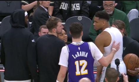 Posredovati je moral Dončić: kaj se je dogajalo po tekmi? #video