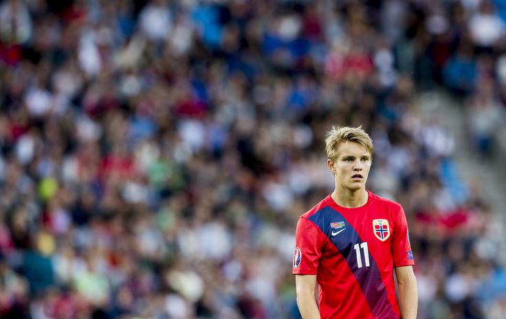Martin Odegaard Za Norveško še ni zadel. | Foto: Reuters