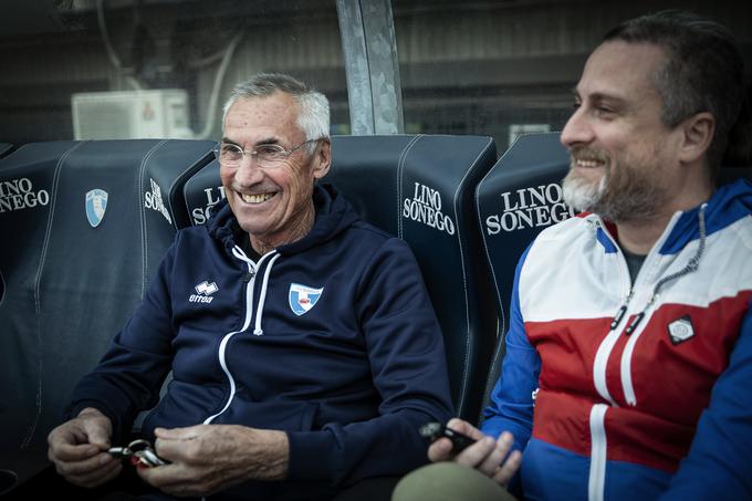 Edoardo Reja pri 77 letih osvaja z mladostno energijo in vedrim pogledom na življenje. | Foto: Ana Kovač
