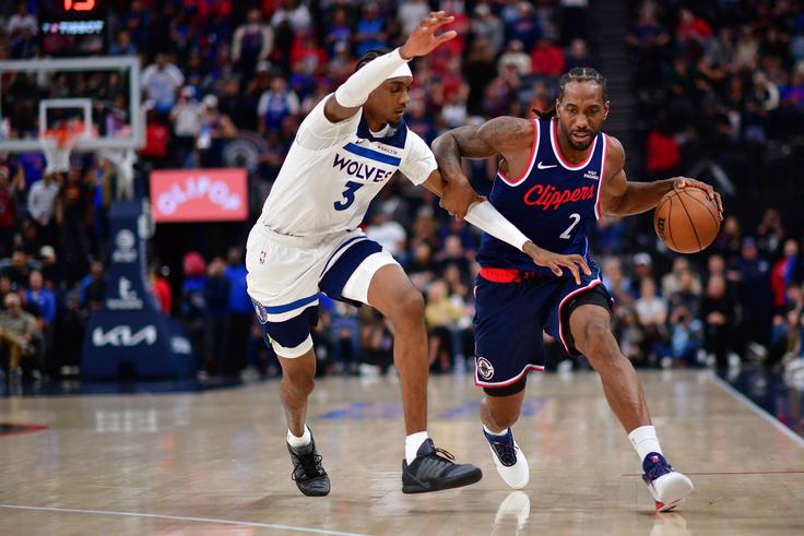 Kawhi Leonard je bil zelo razpoložen. | Foto: Reuters