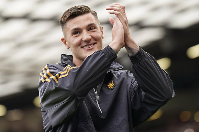 Benjamin Šeško | Benjamin Šeško je od sobote naprej prvi slovenski nogometaš, ki je zadel v polno tako v nemškem kot tudi angleškem prvenstvu. | Foto Guliverimage
