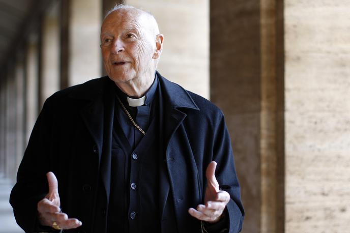 Theodor McCarrick | Papež Frančišek je nekdanjega ameriškega kardinala Theodora McCarricka razrešil duhovniškega poklica.  | Foto Reuters